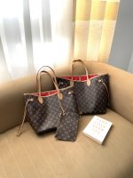 کیف  neverfull طرح lv استر راه راه ارجینال
